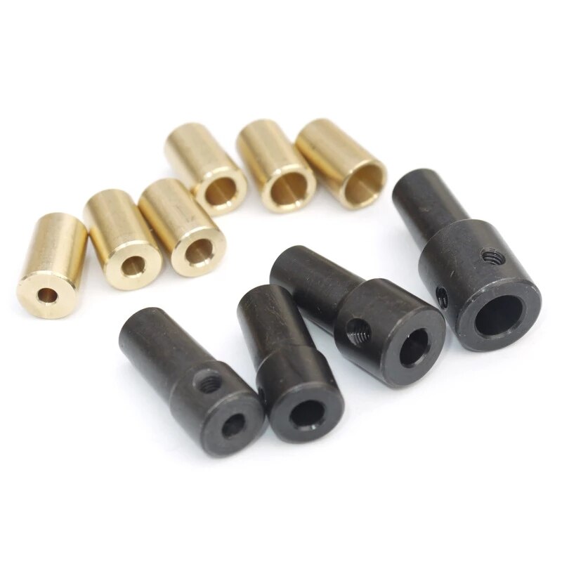 B10 Bohrfutter Pleuel Welle Motor- Hülse Kupfer Stahl Kegel Kupplung 3,17mm/4mm/5mm/6,35mm/7mm/8mm/10mm/11mm/12mm/14mm