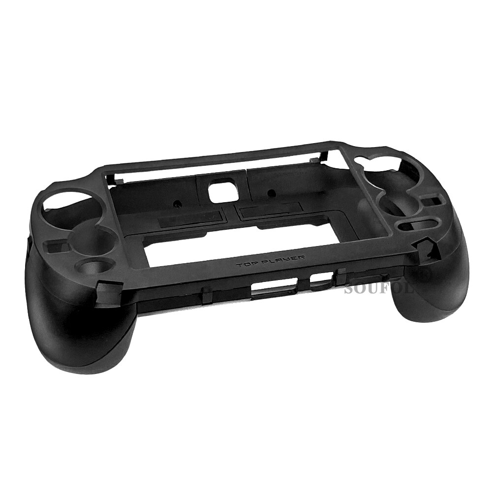 neueste Gamepad Regler Joystick Hülse fallen für Sony PS Vita Fett/PSV 1000 Spiel Konsole Wiht L2 R2 Abzug Griff Tasten: Schwarz