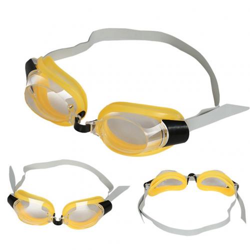 Kids Boy Girl Swimming Goggles Waterproof Eyes Protector Swim Glasses Eyewear Swim Glasses: Yellow