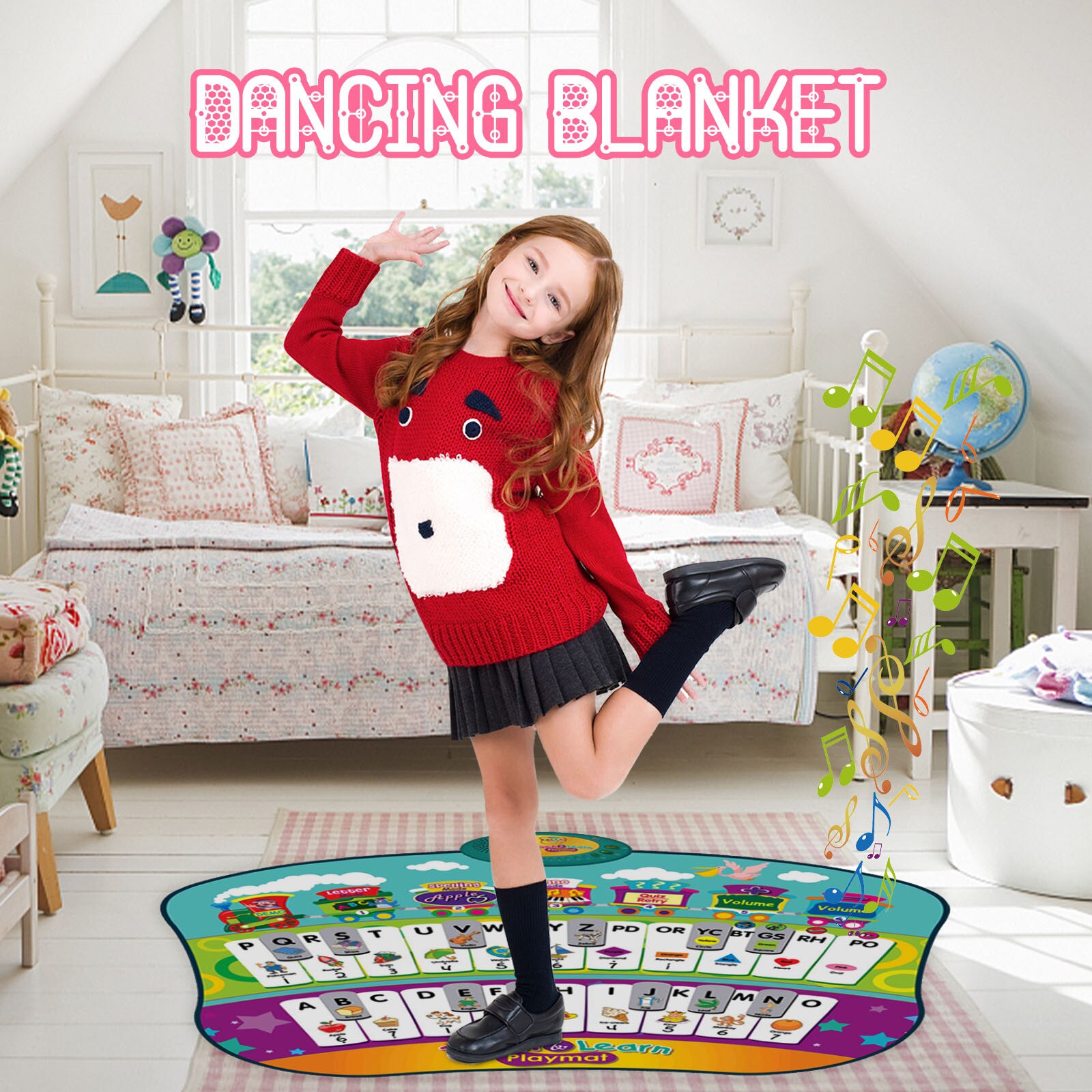 Muziek Mat Voor Kids Play Keyboard Musical Muziek Zingen Gym Tapijt Mat Dansen Tapijt Beste Kids Baby Indoor Educatief speelgoed