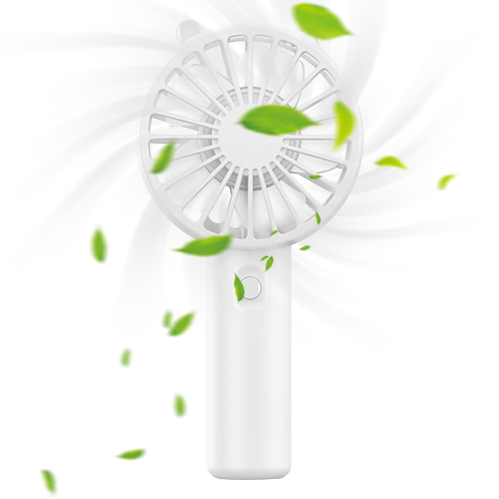 Portable Handheld Fan USB Rechargeable 300mAh Eyelash Mute Cooler Small Cooling Fan for Student Dormitory Office