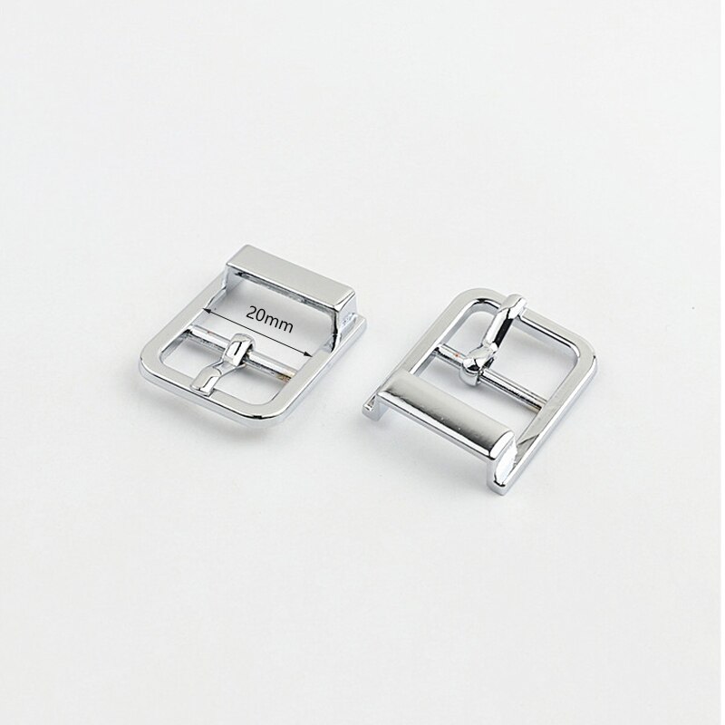 Sangle de sac en métal 20/25mm, 5/10 pièces, ajustez les boucles, boucle ardillon pour chaussures, fermoirs pour sac à main, décoration, bricolage, vêtements, accessoires de quincaillerie: 10Pcs / Chrome-20mm