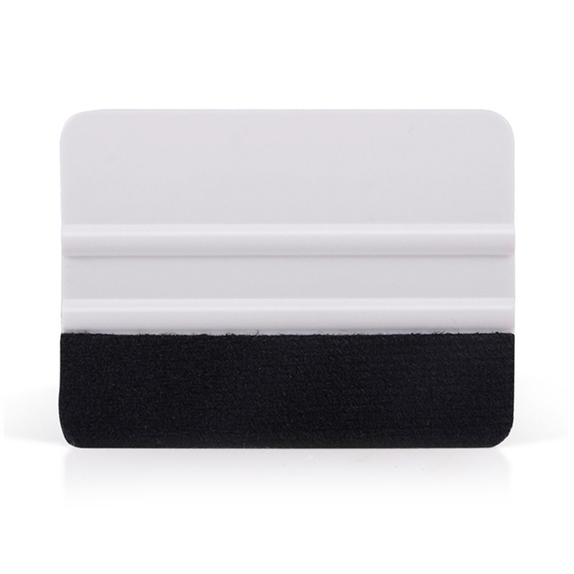 10pcs Car Vinyl Wrap Scraper Carbon Fiber Film Felt Squeegee Car Tinting Window Glass Cleaning Tool Sticker Remover Accessories: white