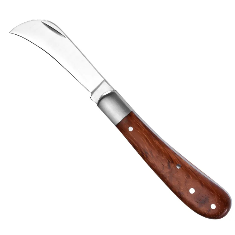 Folding Grafting Gardening Knife for Pruning Double Blades Garden Knife for Budding Pruning Plants Floral Fruit Tree ﻿Garden