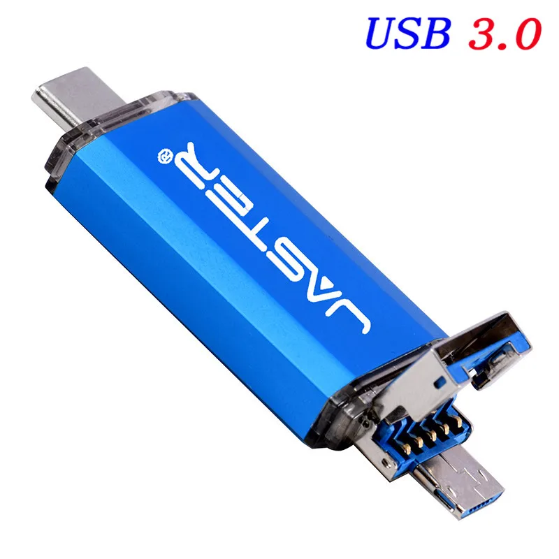 Niestandardowe logo 3 in w 1, dysk flash usb 3.0 , 4g 8g 16gb , 32gb 64gb 128g, tpc, pendrive metalowy, pamięć usb, pojemność dysku u: Niebieski / 8 gb