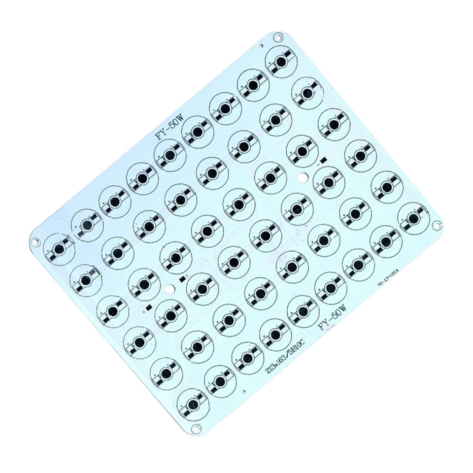 213 x 163mm ledet pcb 30w 36w 48w 50w rgb ledet aluminiumsplate kjøleribbe høyeffekt pcb tallerken til utendørs lys landskap flomlys