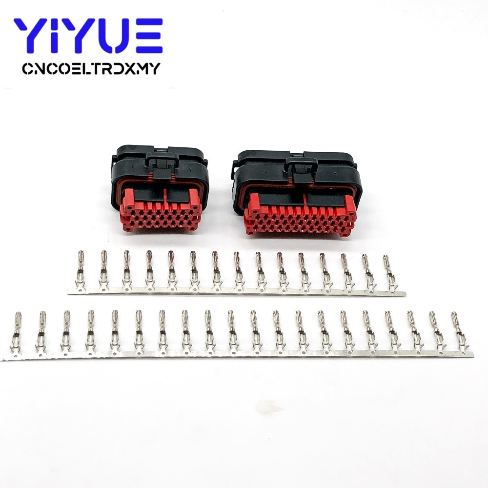 Terminal de 35 broches/23pin connecteur Tyco AMP femelle automobile connecteur étanche prise 776164-1 avec bornes