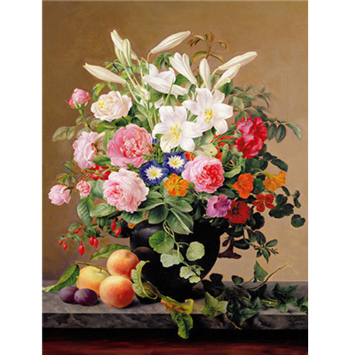 Drawing By Numbers Flowers Kits Oil Painting On Canvas Drawing Painting By Numbers For Wall Art Lily Picture: Y5812