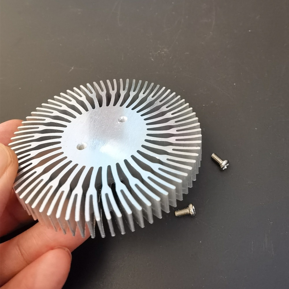 LED Heatsink Radiator Aluminum 10W Heat Sink Radiator for Household Lamp Radiator Replaceable 72x10mm