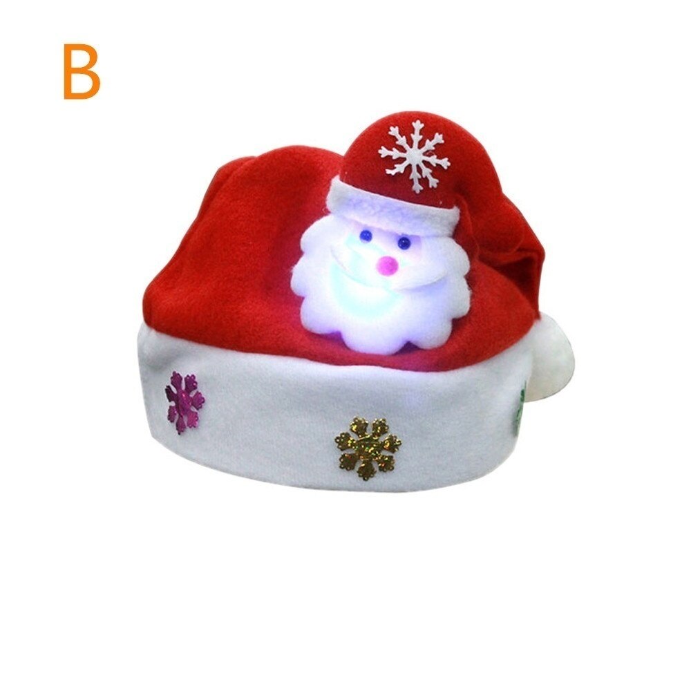 1 st barn led jul hatt jultomten ren snögubbe xmas mössa jul hattar barn
