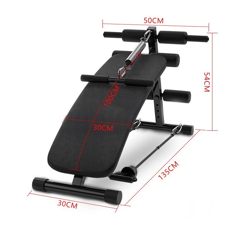 Indendørs foldbar sit-up bænk maskine justerbar push-up bænke abdominal muskel træner bord gym fitness udstyr