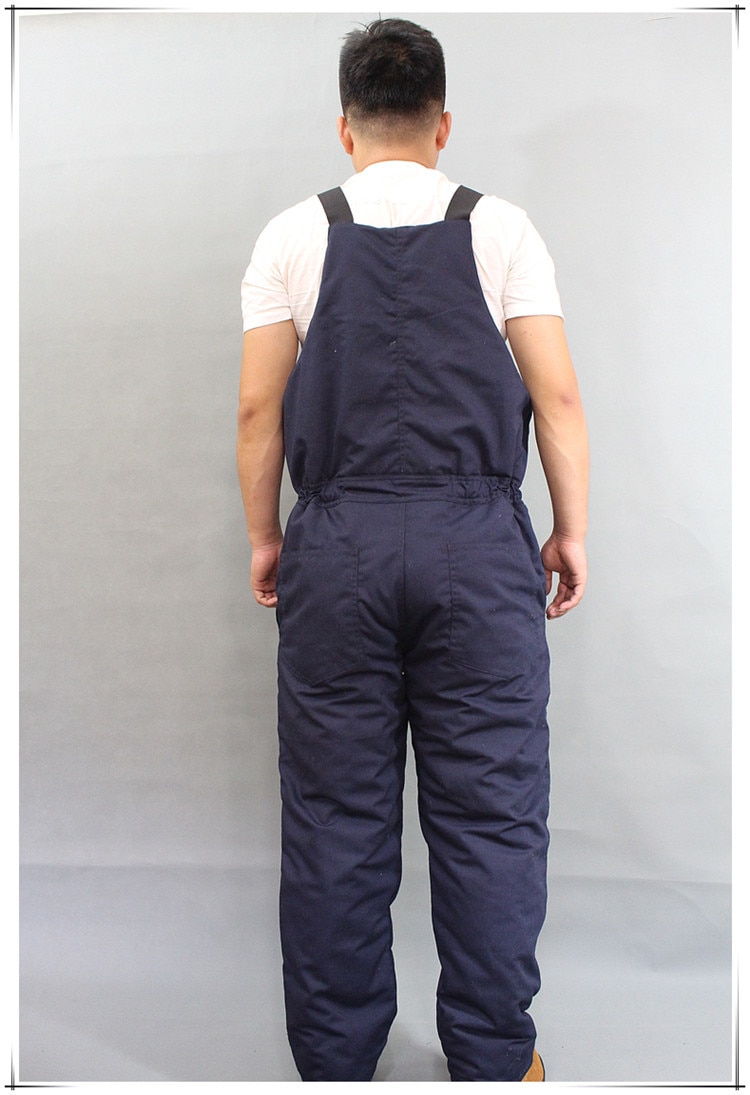 Monos gruesos de invierno para hombre, ropa de trabajo, uniformes resistentes al desgaste, a prueba de frío, para reparador de trabajadores