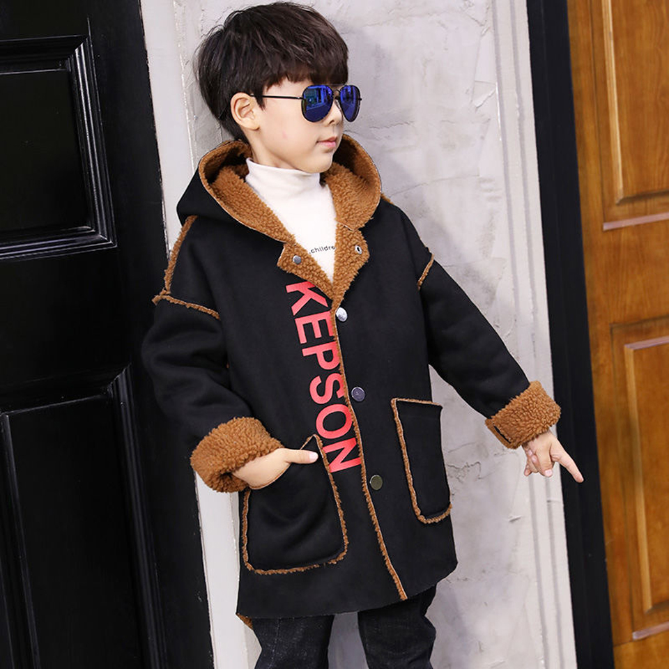 Chaqueta de primavera para niños, abrigo de manga larga para niños, chaqueta con capucha para niños, ropa de con letras para niños de 6, 8, 12 y 13 años de otoño