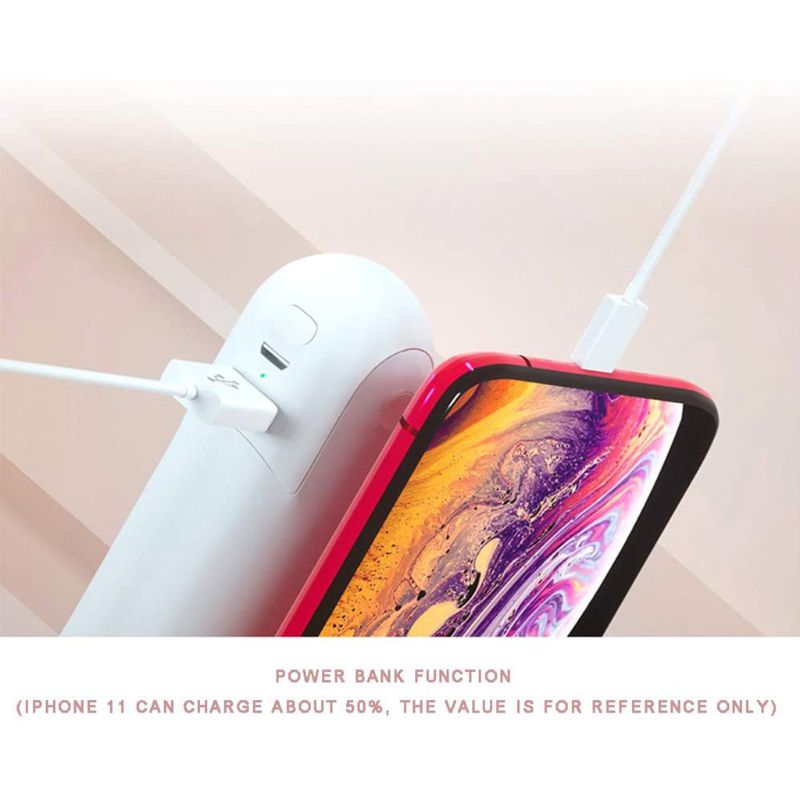 Portable UV Light Sanitizer Wand Handheld Disinfection USB Lamp Power Bank D0JE