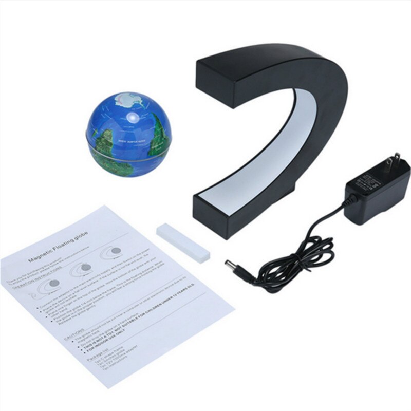 3 Inch Magnetic Levitation Globe Student School Teaching Equipment Night Light Globe UK US EU AU Plug