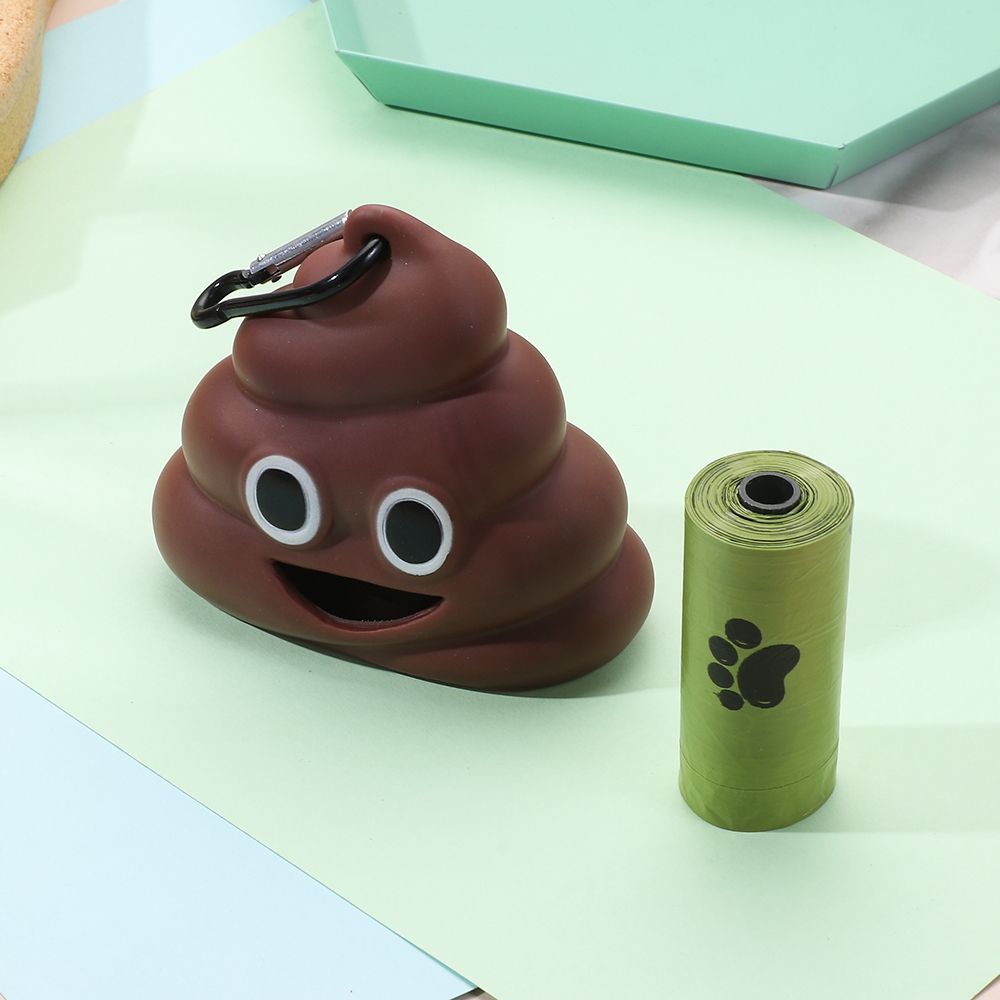 Dispenser per sacchetti di rifiuti per animali domestici portatile Picker sacchetti di immondizia scatola di immagazzinaggio sacchetto di cacca portarifiuti per gatti Dispenser per cani borsa per cacca