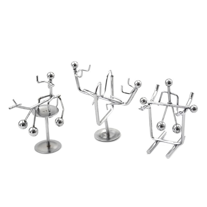 ZK40 wahadło biurko zabawki typu denerwować poput metalowa ozdoba człowiek rzemiosło kołyska zabawki antystresowe bilans mężczyźni żelazo Człowiek piłka rzemiosło kubek