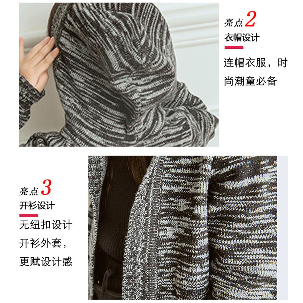 Girls Knitted Sweaters Children Cardigan Hoodie Long Sleeve Teenage Outerwear Boys Warm Coats Kids Outfits 6 8 10 12 14 16 Years