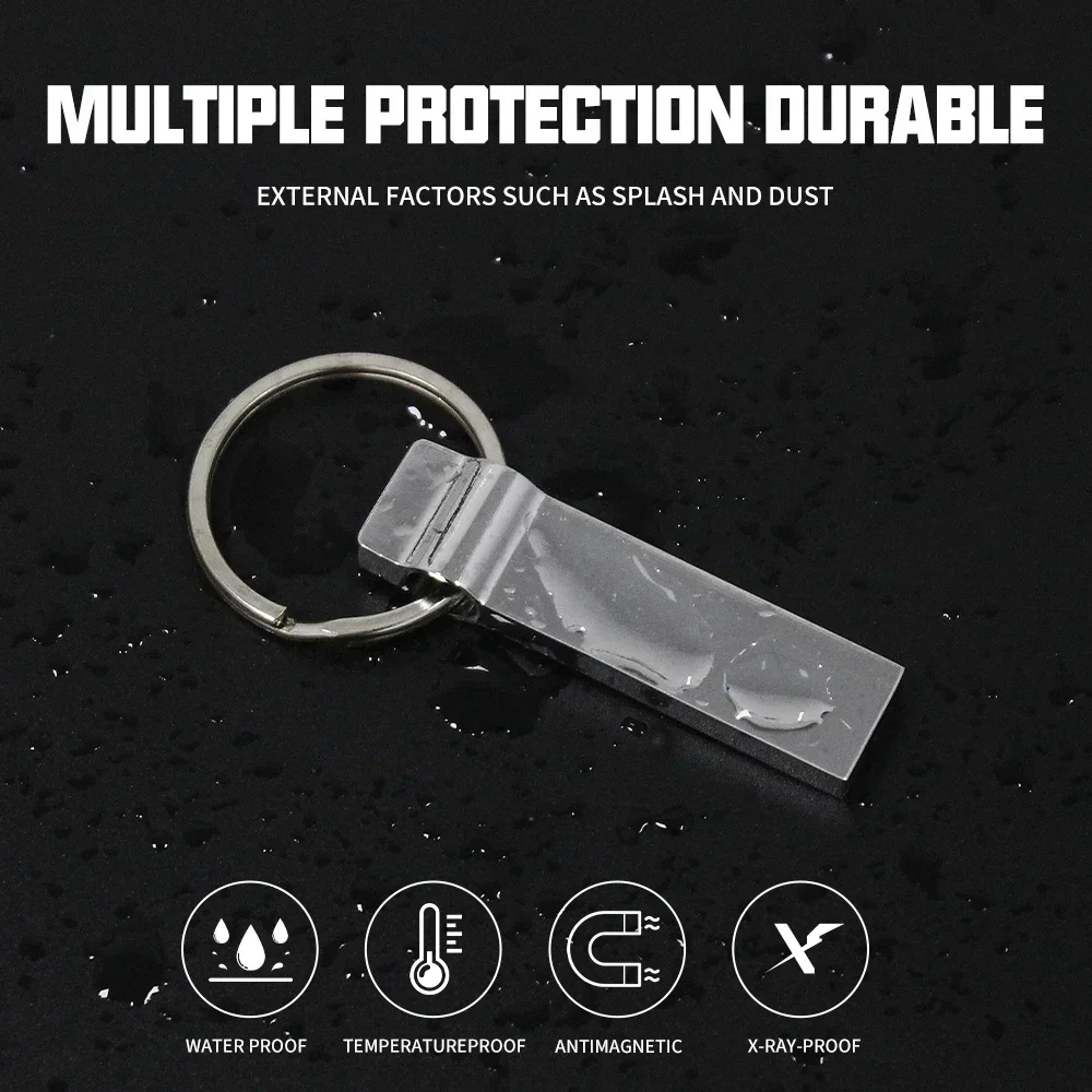 USB 3.0 Flash Drive 128GB Memoria USB Memory Stick Pen Drive U Disk Metal Key Thumb USB Drive for PC Laptop 32GB/64GB