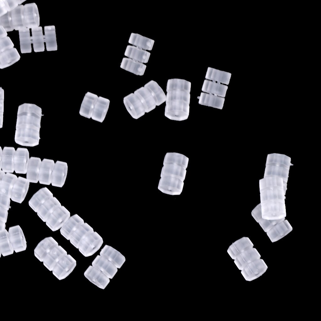 100 Pieces Bike Donuts Cables Housing Cable Donuts O-Rings for 1.1-1.8mm Shift /Brake Cables