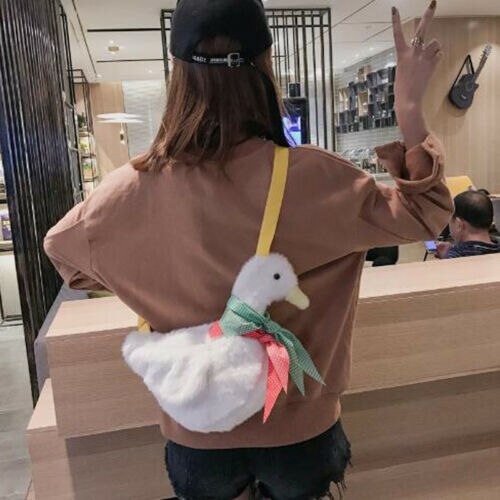 Leuke Grote Gans Vorm Vrouwen Schoudertas Tote Dames Casual Crossbody Tassen Vrouwelijke Messenger Bags Mode Handtassen