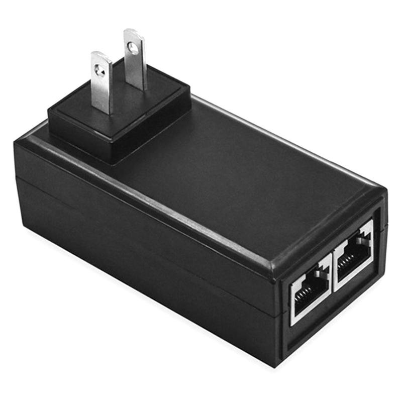 Anpwoo 48v 0.5a 24w poe ströminjektor poe ethernet nätverksadapter väggkontakt övervakning cctv säkerhet ip kamera strömförsörjning