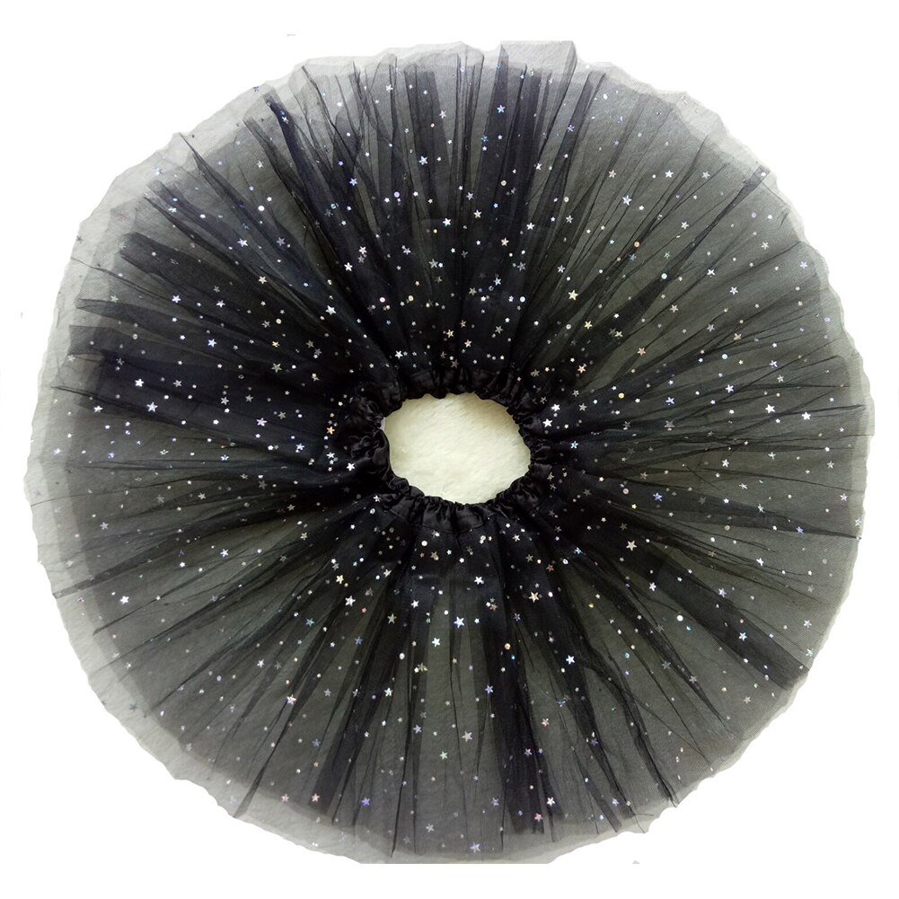 Candy Color Baby Kids Girls Ballet Dancewear Sequin Tulle Tutu Skirt Princess Skirt Party Costume: A1