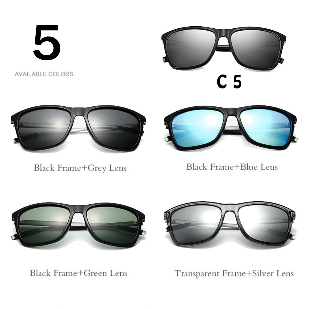 Veithdia mærke unisex retro aluminium +tr90 firkantede solbriller polariseret linse vintage brille tilbehør solbriller til mænd/kvinder