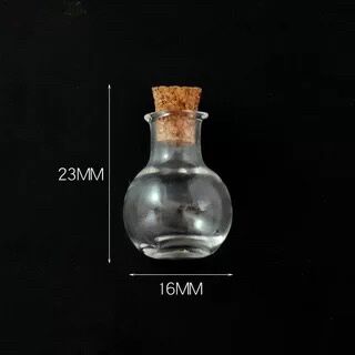 1/3/5/10PCS Glass Bottles Mini Potion Bottle Mini Cork Glass Vials Wedding DIY Mini Drift Bottle Wishing Bottle Perfume Bottles