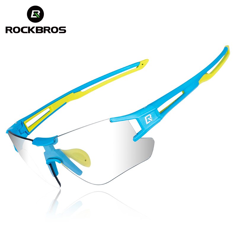 ROCKBROS Radfahren Photochrome Gläser UV400 Im Freien Sport Sonnenbrille Fahrrad Herren Rahmenlose Brille Technische Brillen