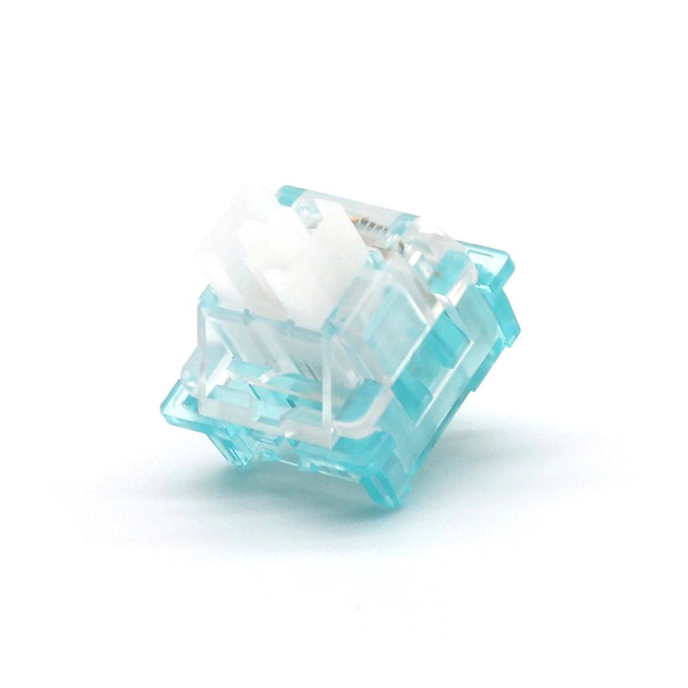 Outemu Ocean Switch para teclado mecánico, 3 pines, lineal silencioso, Clicky, 45g, 55g, RGB, SMD, teclado mecánico, interruptores MX para juegos: Gilt / Interruptor amarillo