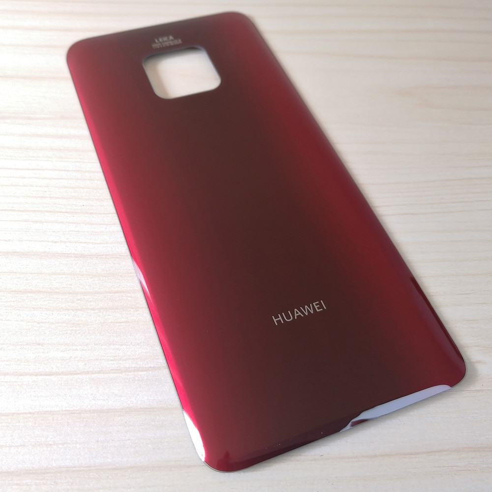 Original mate 20 pro skal till huawei mate 20 pro baksida glas reservdelar batteridörr riktigt med lim