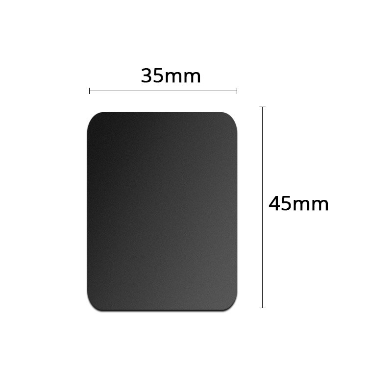 1/3/5PCS Metalowa płytka Naklejka dysk żelazny arkusz do magnesu Uchwyt na telefon komórkowy do magnetycznych uchwytów na telefon samochodowy Nie magnes: Błękitny