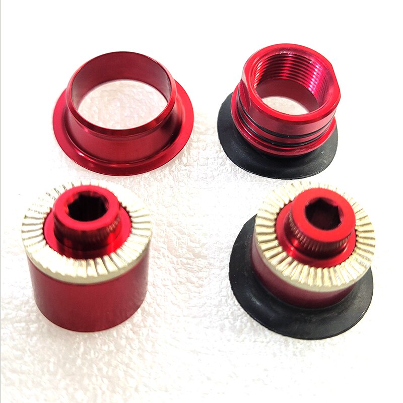 Powerway R36-buje de repuesto para bicicleta de carretera, tapas laterales de PHB-R36 de aluminio, delanteras, traseras, PFH-R36, negras, Rojas, AL 7075