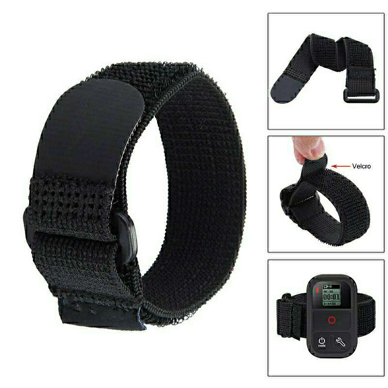 25CM Nylon Hand Handgelenk Gurt Klett Schnalle Klebrige Krawatte für WiFi Fernbedienung für GoPro Held Zubehör Kamera Montieren Armbinde