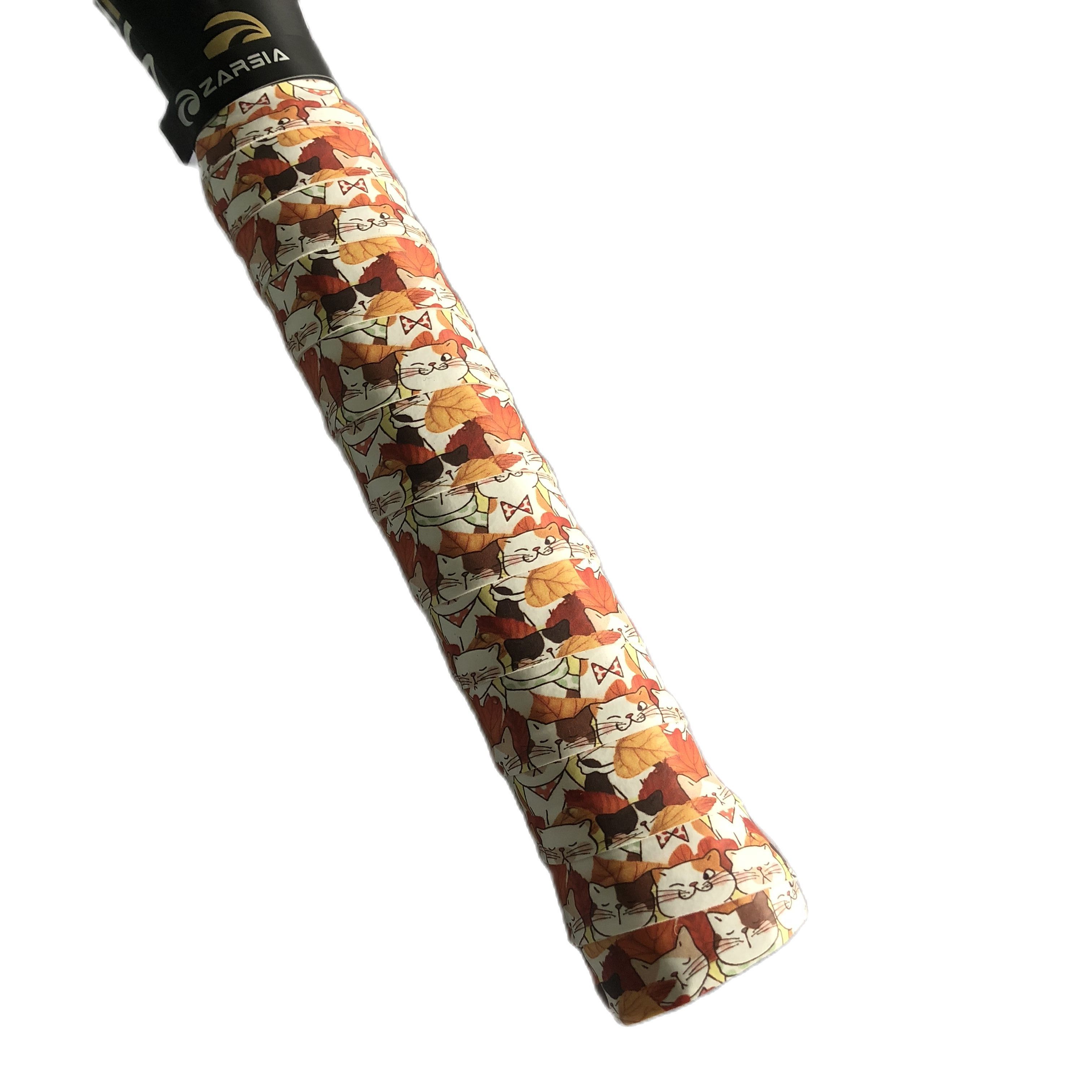 3 pcs Retail ZARSIA Printing EVA-Kiel racket overgrips, viskeuze badminton grips sticky Anti-slip tennis zweetbandjes