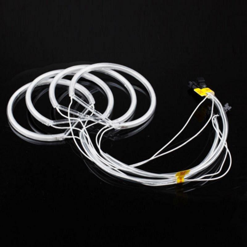 4 pièces blanc phare CCFL LED ange yeux Kit Halo anneau DRL clignotant CCFL phare lampe pour BMW E36 E46 E39 E38