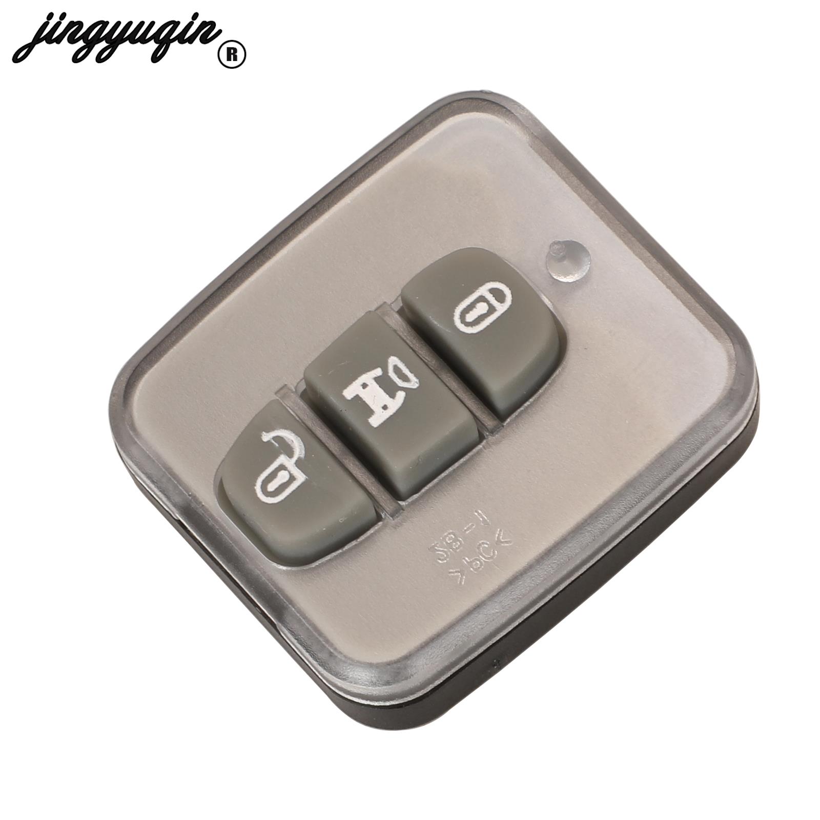 Jingyuqin-Coque de clé à distance intelligente pour Chevrolet Captiva, 2/3 boutons, porte-clés avec lame, remplacement de boîtier automatique