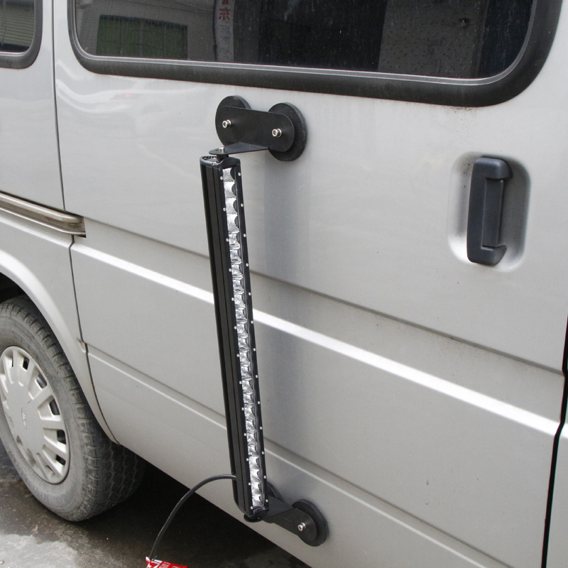 Billys magnet takkrok ledet bar brakett gummi magnetisk billampe holder ledet stråle suger stativ til arbeidslys / offroad bar