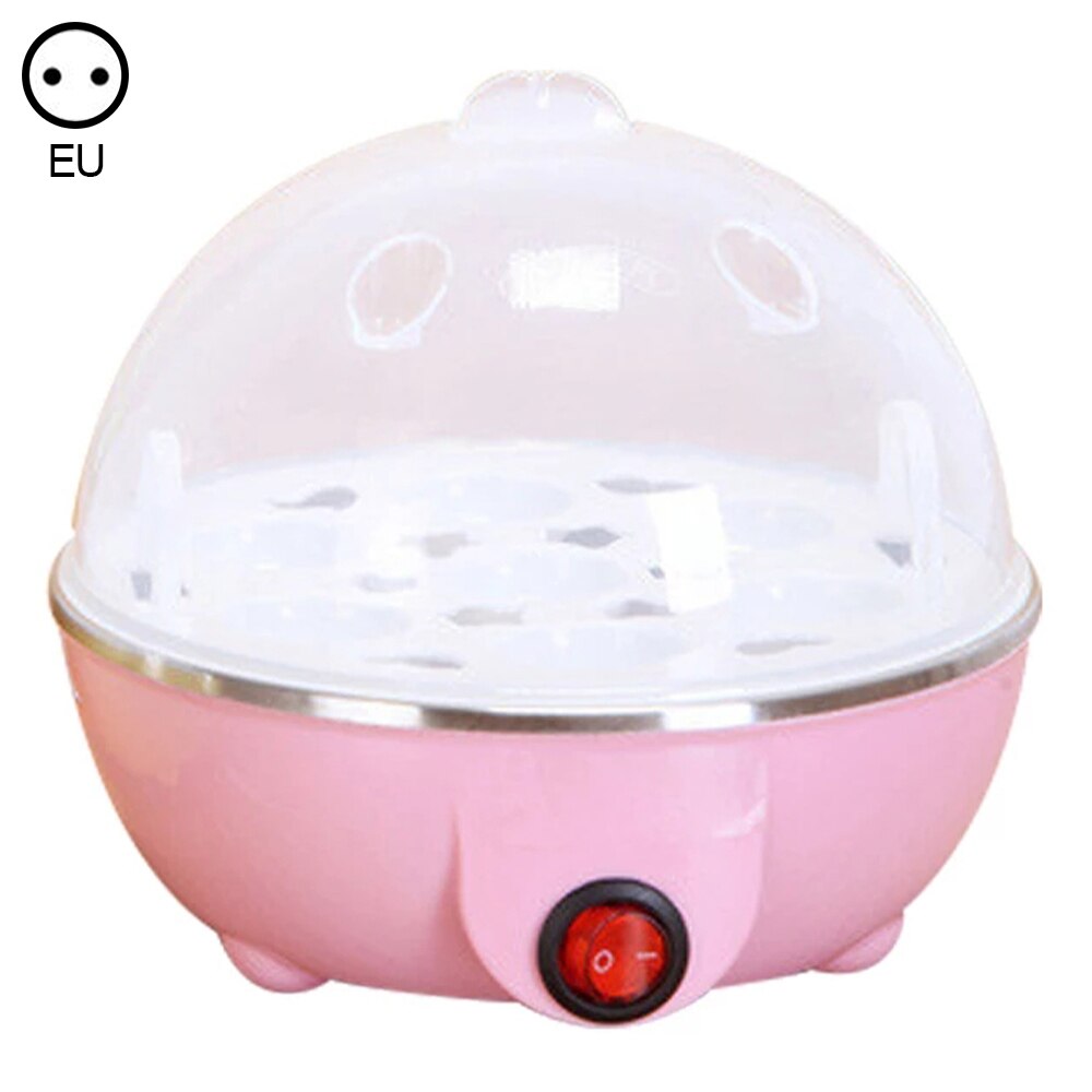 Chaudière à oeufs Mini digesteur 7 braconnier à oeufs pour la cuisson à la vapeur bouillante et friture appareil de cuisine cuiseur à vapeur pour petit déjeuner à la maison: YELLOW
