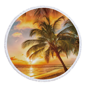 Toalla De playa redonda grande con estampado del mapa del mundo, paño De felpa grueso De microfibra con borlas, toallas De playa grandes, servilleta De Plage: plum