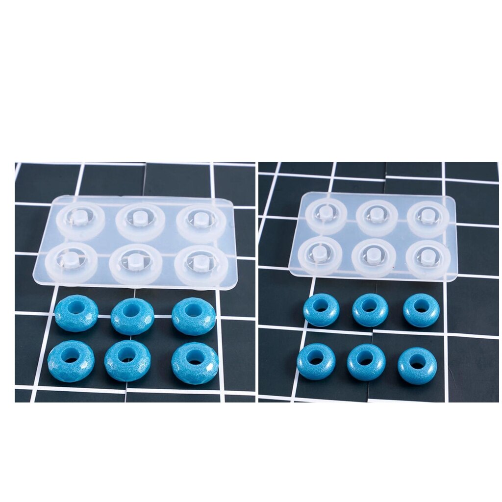 4 Set europeo perline stampo in Silicone braccialetto ciondolo gioielli stampo strumento in resina