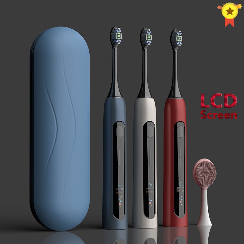 Electric Toothbrush Powerful Ultrasonic Sonic USB Charge Rechargeable Tooth Brushes Washable Whitening Teeth Brush Soft Fur