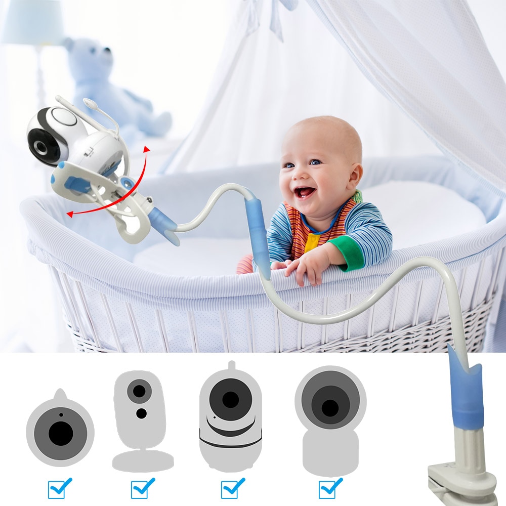 IMPORX Universele Flexibele Baby Video Monitor Camera Mount Stand Telefoon Houder Lui Beugel Plank Voor Baby Camera 75 CM/ 85 CM/95 CM