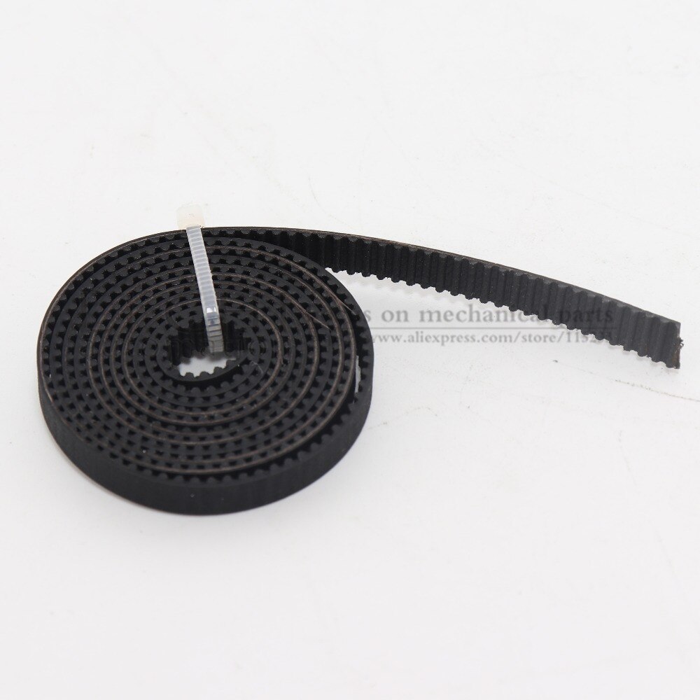 1M/5M/10M/20MM/lot PU material GT2 Belt Black Color 2GT Timing Belt 6mm Width 5M a Pack for 3d printer