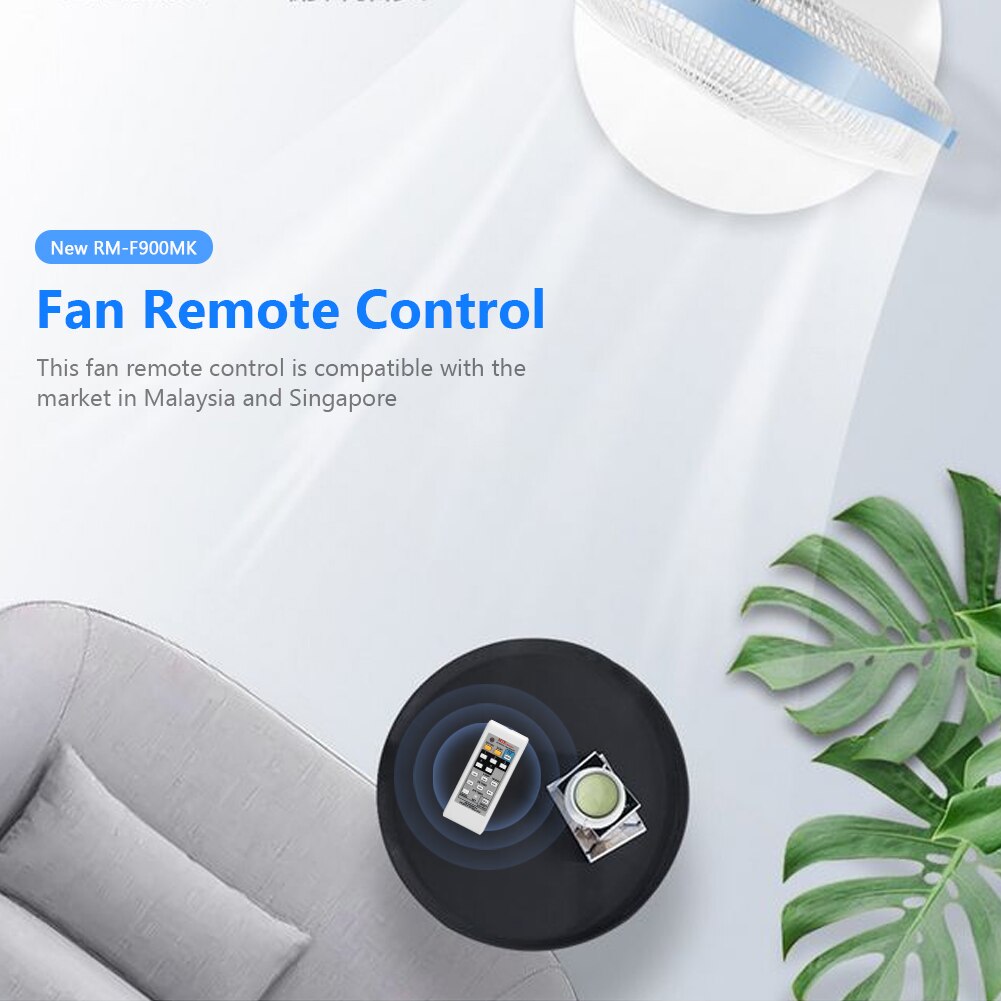 RM-F900MK Universal Fan Remote Control for KDK PANASONIC ELMARK INVIERNO DEKA MONTRAIR PEGENCY ALA