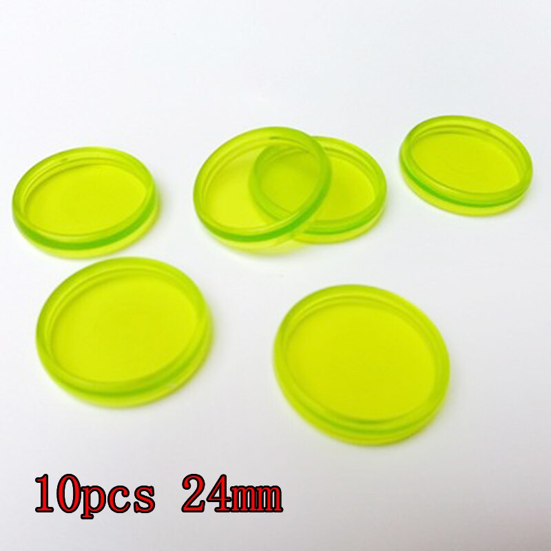 10Pcs Colorful Plastic Disc Binding Ring Loose Leaf T Mushroom Hole Arc Binding Book Rings for DIY Notebook Binder Office Supply: green 10pcs2.4mm