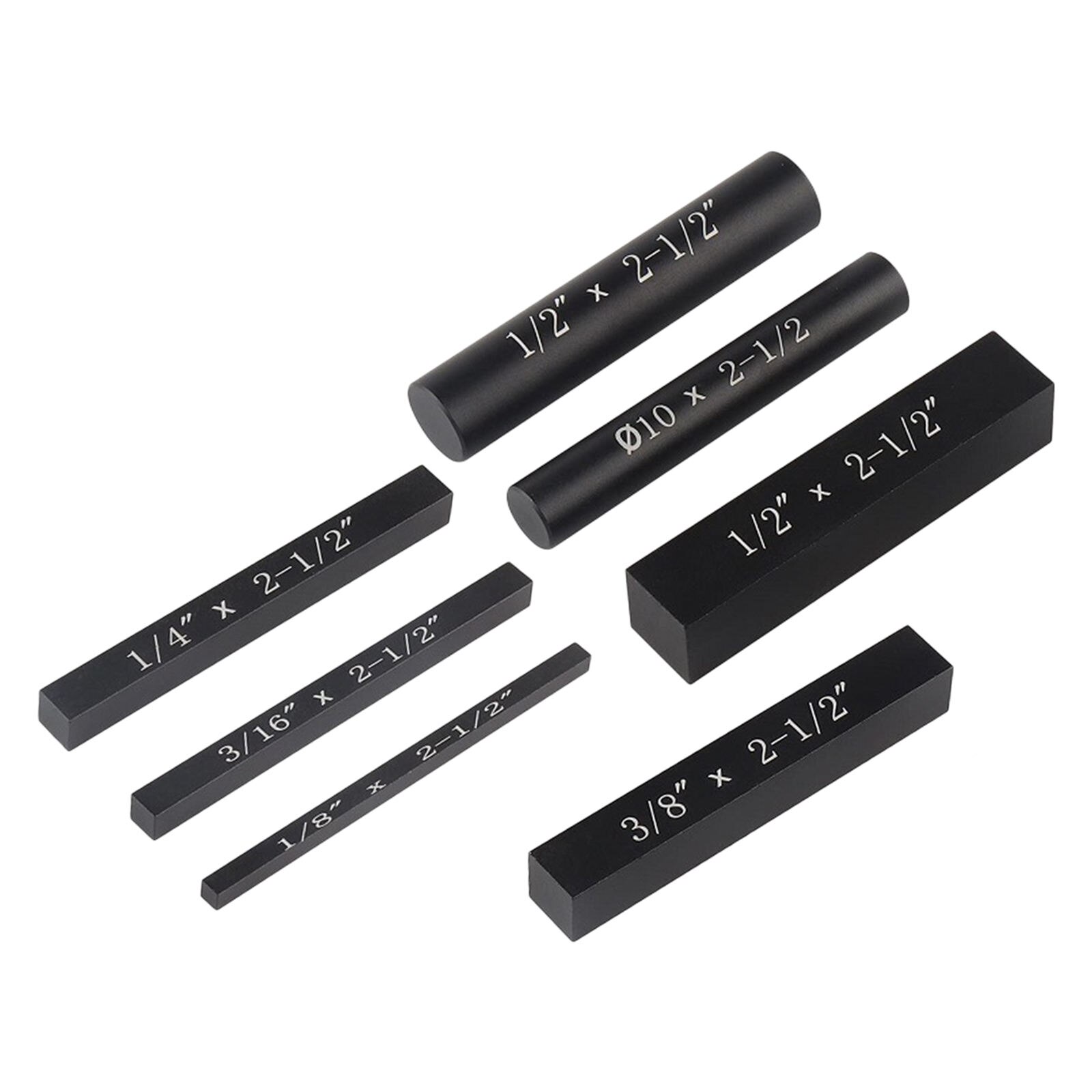 7Pcs Metric Setup Blocks Engraved Size Markings Height Gauge Set Bar Gauge Setup Blocks for Table Saw Profile Saw