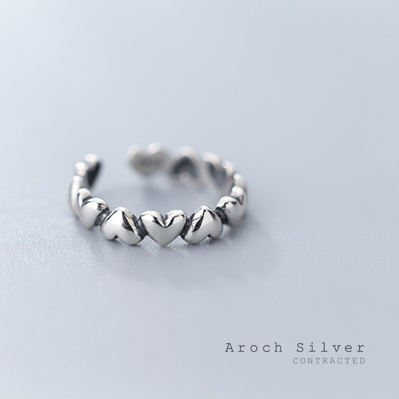 Arrivals Charmant Hart Ring Voor Vrouwen Boho Knuckle Partij Ringen Gothic Punk Sieraden Cadeaus Voor Meisjes