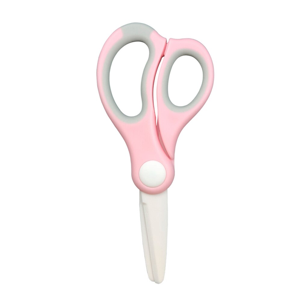 Baby Lebensmittel Mühlen Keramik Schere Tragbare Kleinkind Fütterung Hilfe Schere mit Scher fallen Lebensmittel Schere Baby Lieferungen Baby Geschirr: Rosa